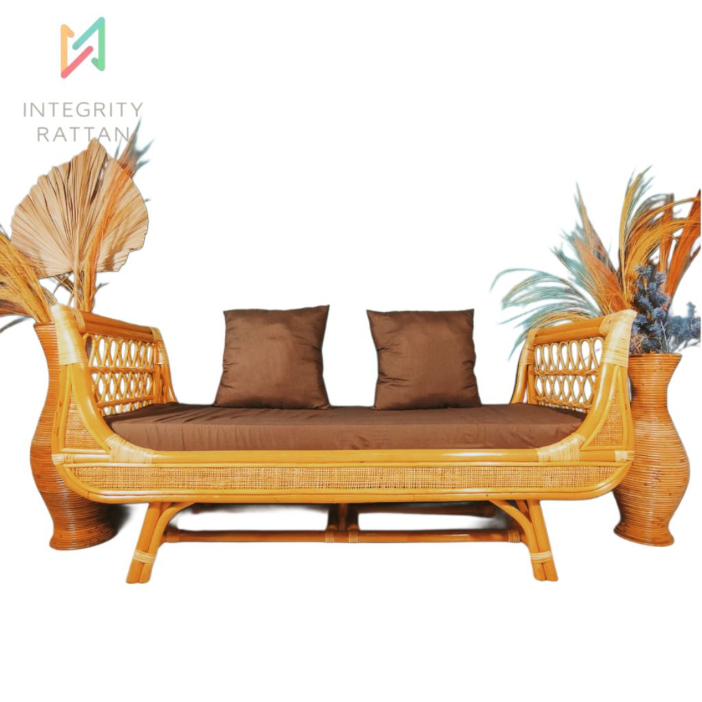 Jual Kursi Sofa Bench 3 Seater Teras Ruang Tamu Bentuk Perahu Minimalis ...