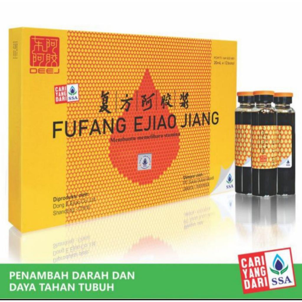 Jual Fufang Ejiao Jiang isi 12 obat demam berdarah dbd penambahan darah ...