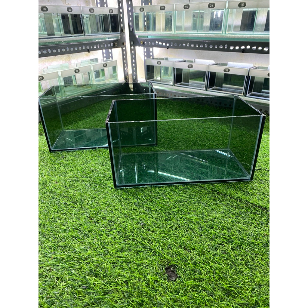 Jual Aquarium ikan Ukur 30.15.15 (P.L.T) kaca riben depan bening 5mm ...