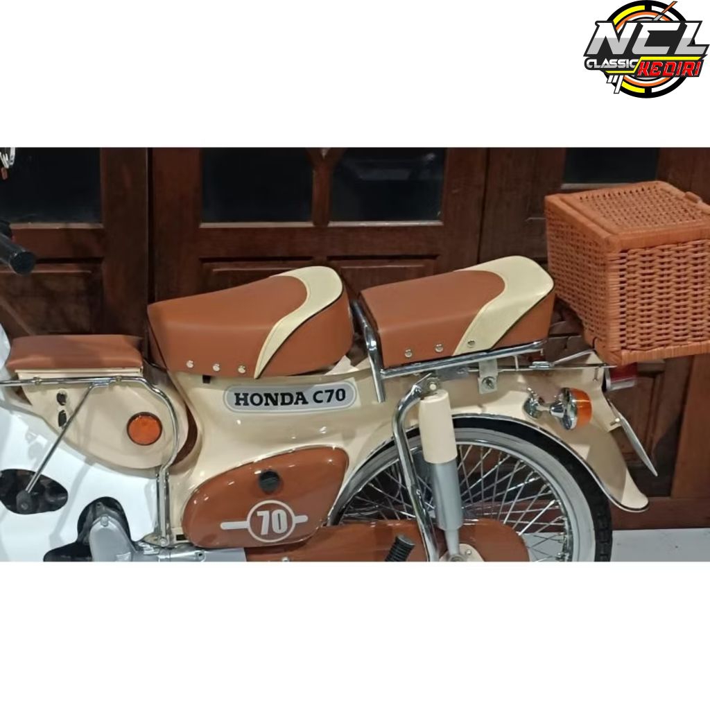 Honda C50 C70 Passport Front Basket & Chrome Rack Combo – Brand New