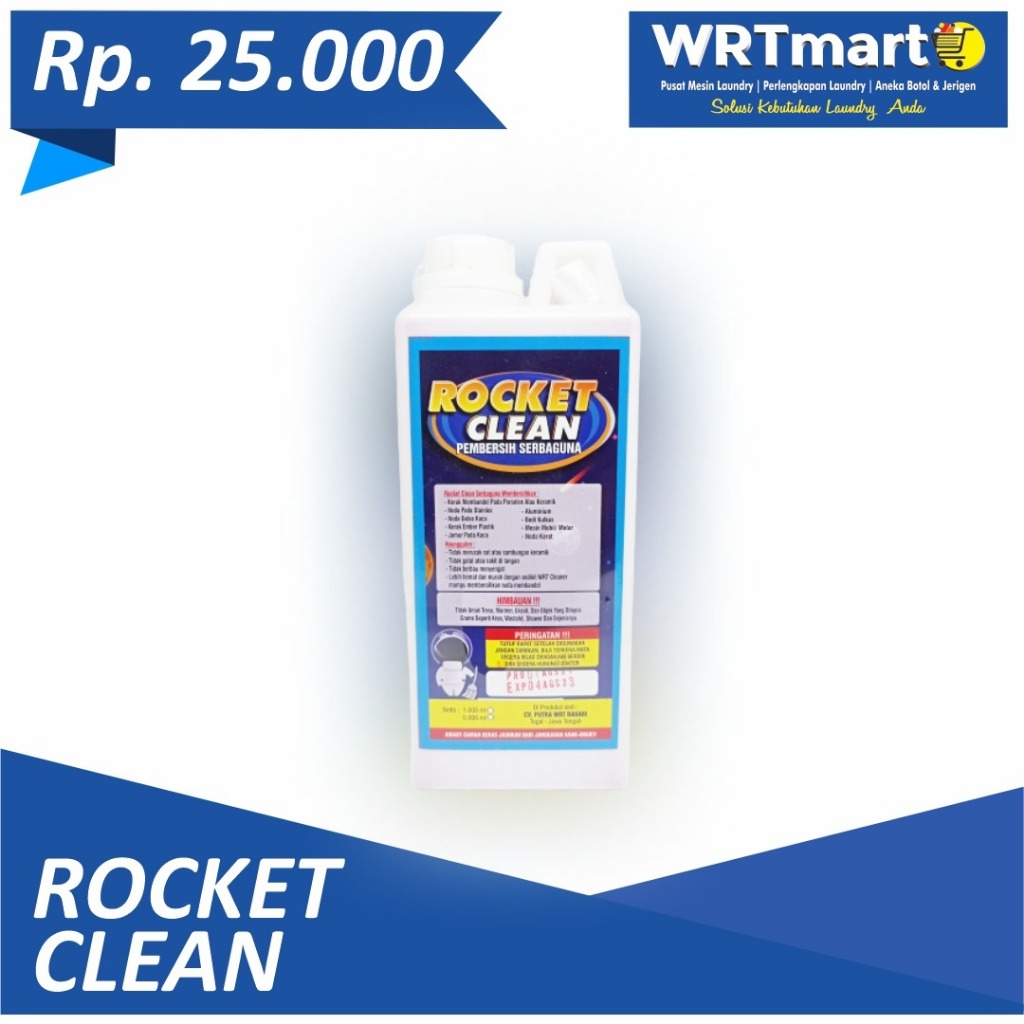 Jual Rocket Clean Pembersih Kerak Kamar Mandi ukuran 1000 ml | Shopee ...