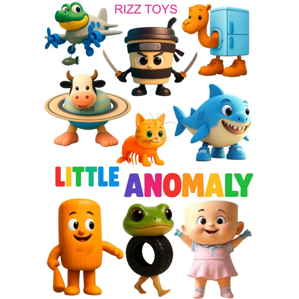 Jual Little Anomaly Sticker Cute Anomali Lucu Mainan Anak Viral ...