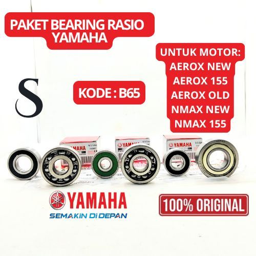 Jual PAKET BEARING RASIO B65 ORIGINAL ASLI YAMAHA UNTUK MOTOR AEROX 155 ...
