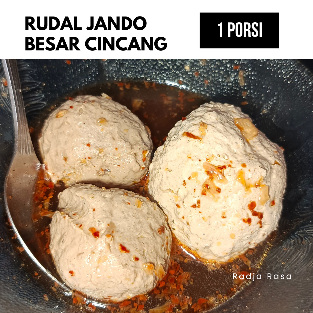 Jual Paket Baso Ikan Rudal Jando dan Besar Cincang Lengkap Bumbu dan ...