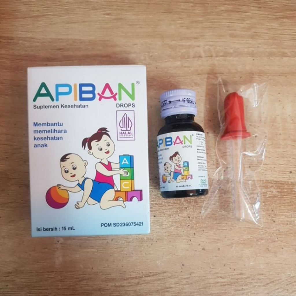 Jual APIBAN DROP 15 ML - SUPLEMEN KESEHATAN ANAK - DHA EPA | Shopee ...