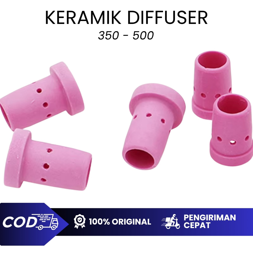Jual 350A / 500A CERAMIC KERAMIK PANA GAS DIFFUSER MIG WELDING TORCH ...