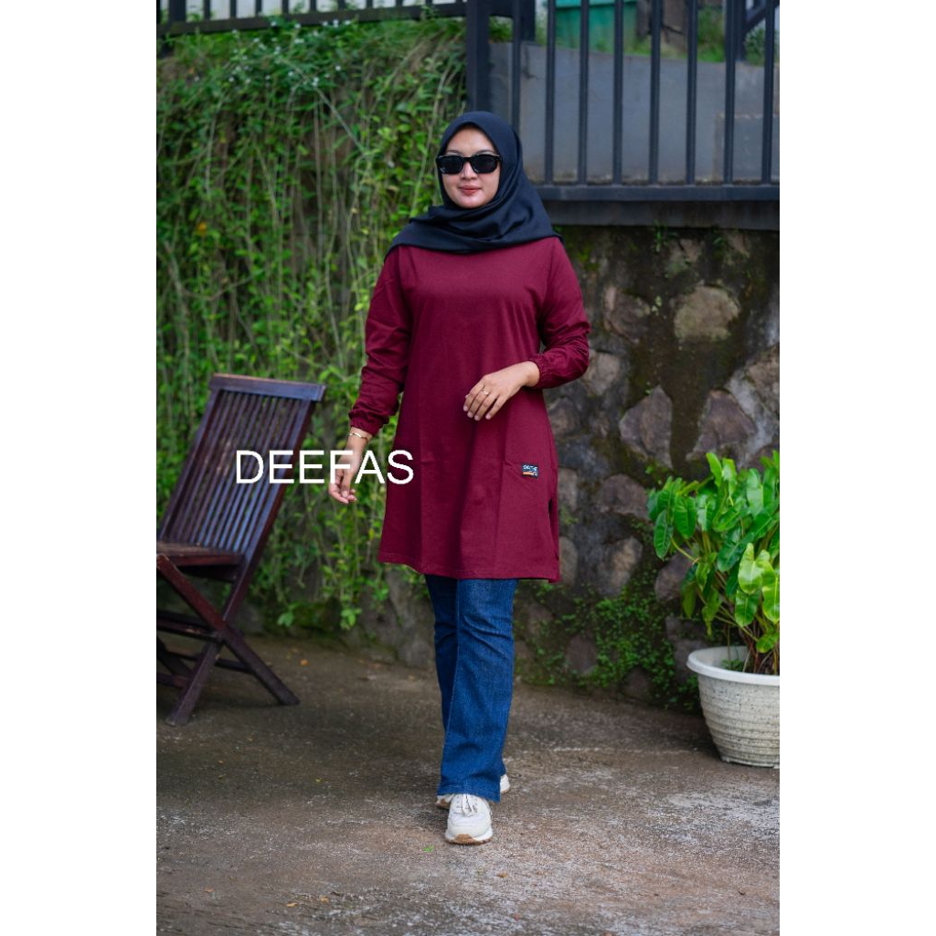 Inspirasi Gaya Anggun dan Nyaman dengan Deefas Tunik Busana Muslim Atasan Wanita Dewasa