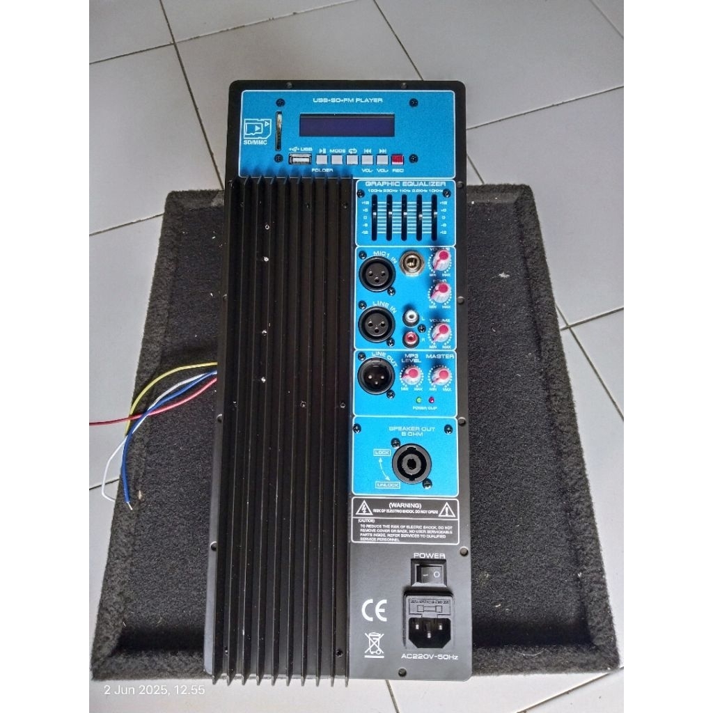 Jual Kit Power Aktif Modul kit aktif speaker 15 inch tweeter bluetooth ...