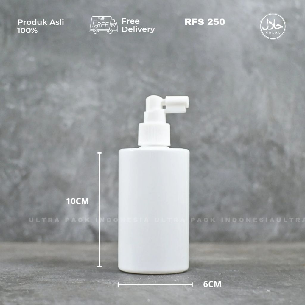 Jual Kemasan Botol Serum Rambut Semprot - BOTOL PET RFS 250ML PUTIH ...