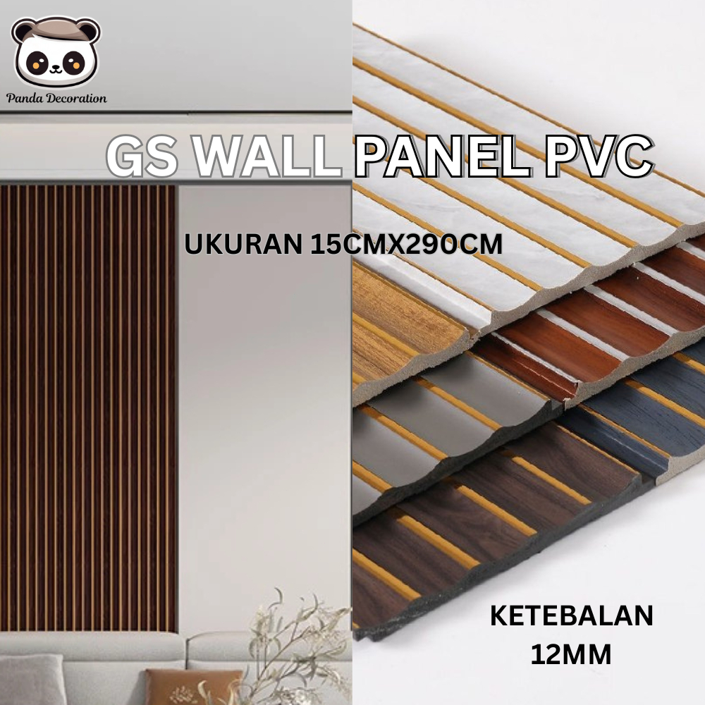 Jual 2.9Meter 150x15mm Wall Panel Wood Panel PVC Motif List Kayu Elegan ...