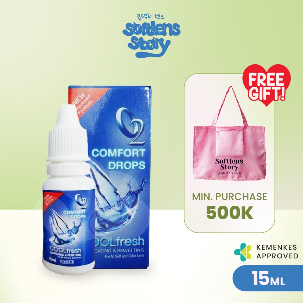 Jual O2 Comfort 15ml Eye Drops Tetes Softlens | Shopee Indonesia