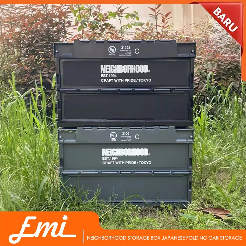 Jual NEIGHBORHOOD Outdoor Folding Camping Storage Box Japanese 50L Case ...