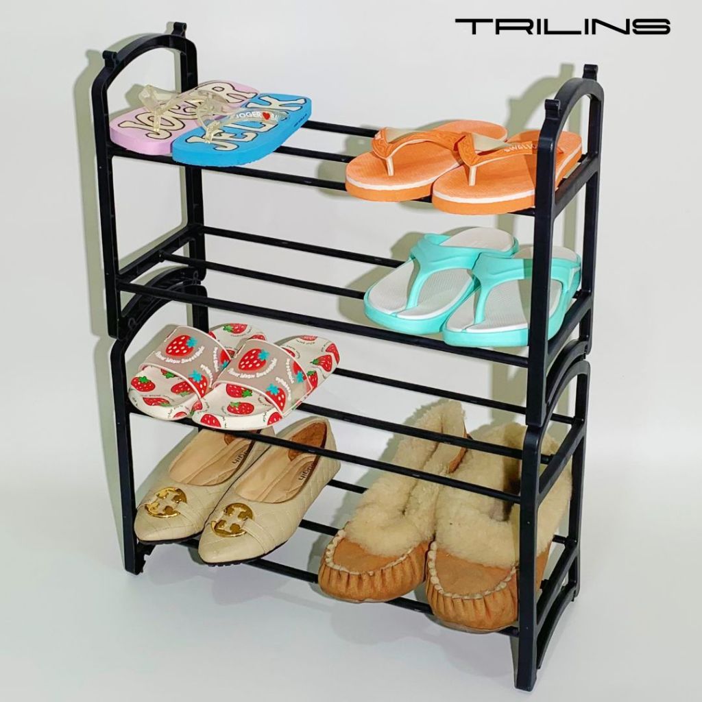 Jual Rak Sepatu PIPA 2 SUSUN | Rak Sandal Serbaguna Shoe Rack Organizer ...