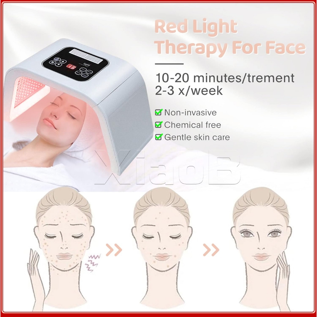 Jual 【In Stock】Alat Perawatan Wajah Spa Face Terapi Sinar Lampu Masker ...
