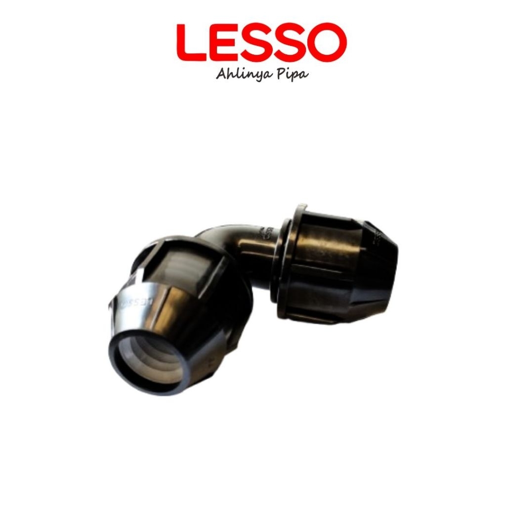 Jual Elbow HDPE Lesso 50mm knee HDPE 63mm Lesso | Shopee Indonesia