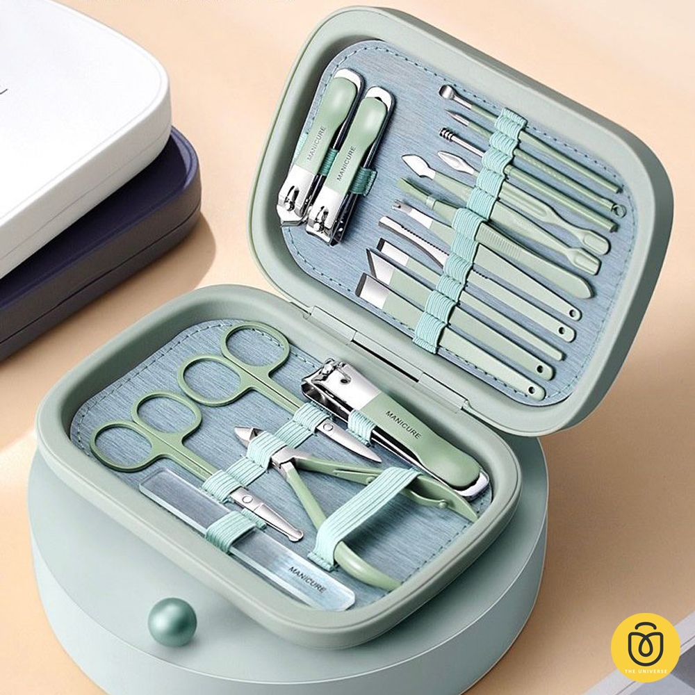 Jual Manicure Pedicure Box Set 18in 1 Best Quality Perlengkapan Alat ...