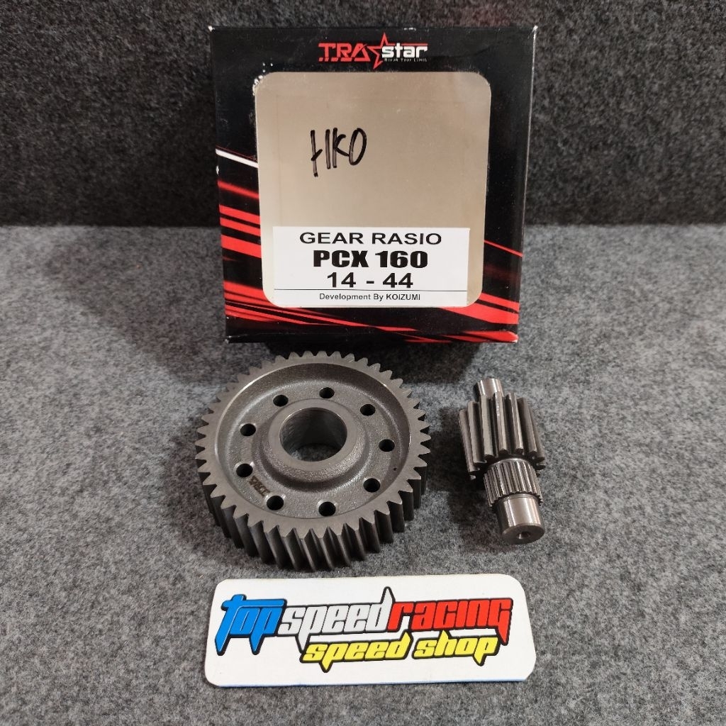 Jual GEAR RASIO TRA STAR GIGI RASIO UKURAN 14 / 44 BUAT HONDA PCX 160 ...