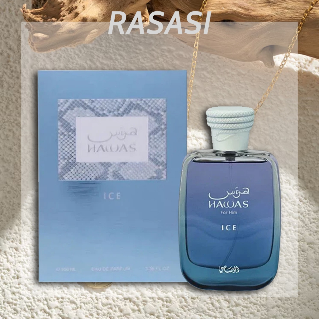 Jual Rasasi Hawas Ice/Rasasi Hawas/Rasasi Hawas Ice For Him Edp For Men ...