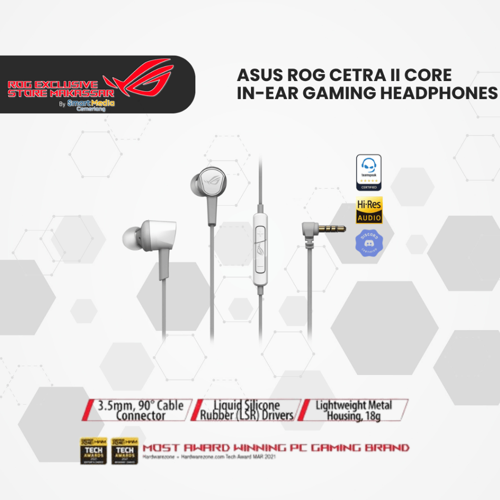 Jual ASUS ROG Cetra II Core In-Ear Gaming Headphones | Shopee Indonesia