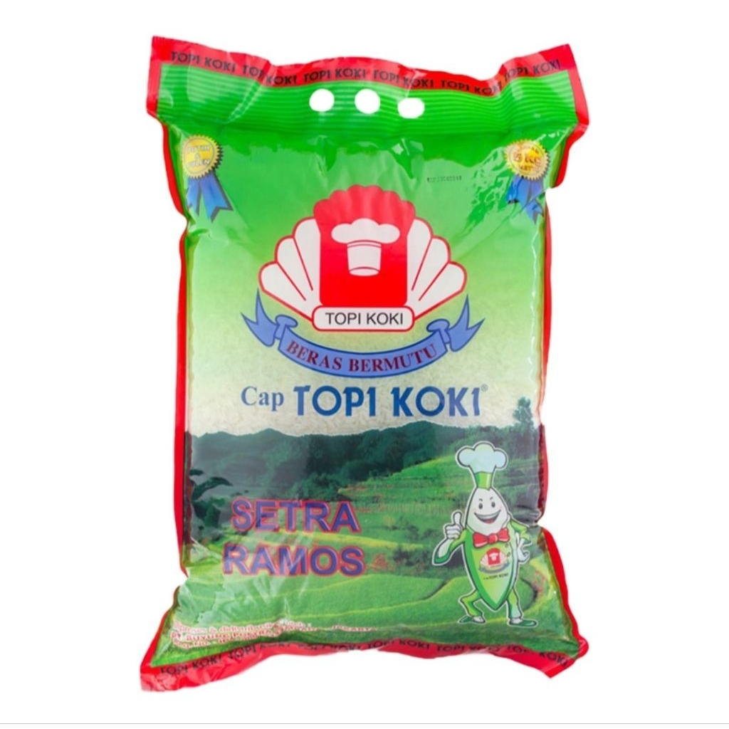 Jual Topi Koki Beras Premium Rice Setra Ramos 5 Kg | Shopee Indonesia