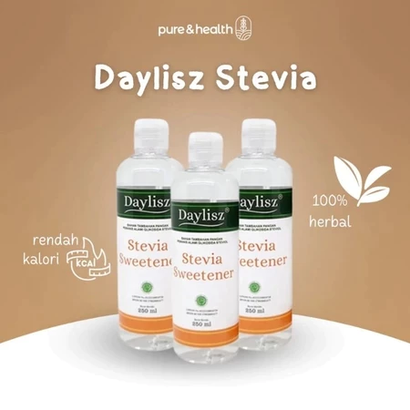Daylisz Stevia Sweetener 250ml – Pemanis Alami Nol Kalori untuk Hidup Lebih Sehat