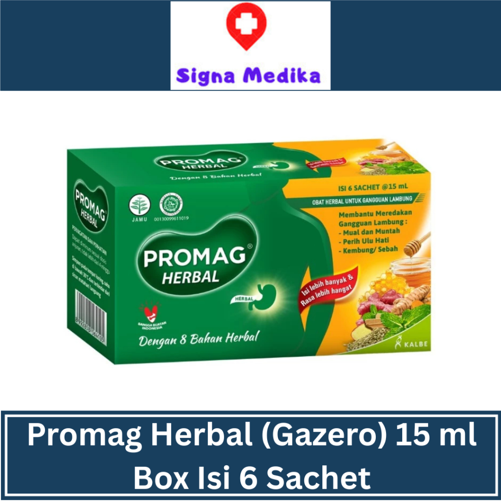 Jual Promag Herbal Box Isi 6 Sachet @15 ml - Obat Perut Kembung ...