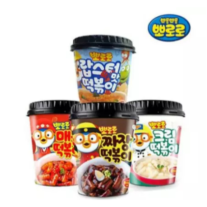 Jual Pororo Instant Toppoki / Tteokbokki Stir-Fried Rice Cake Cup ...