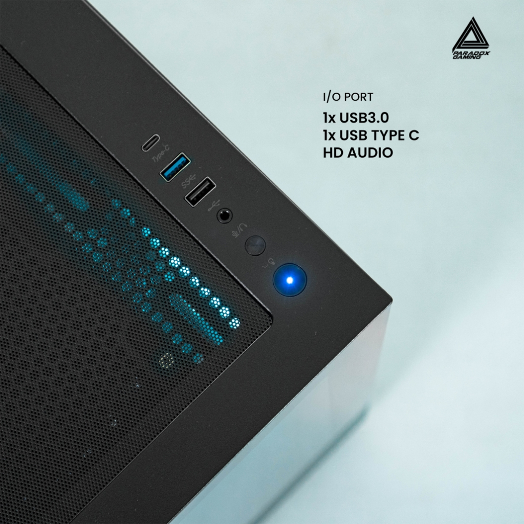 Jual Paradox Gaming Mythos Black White | Casing CPU Komputer Micro ATX ...