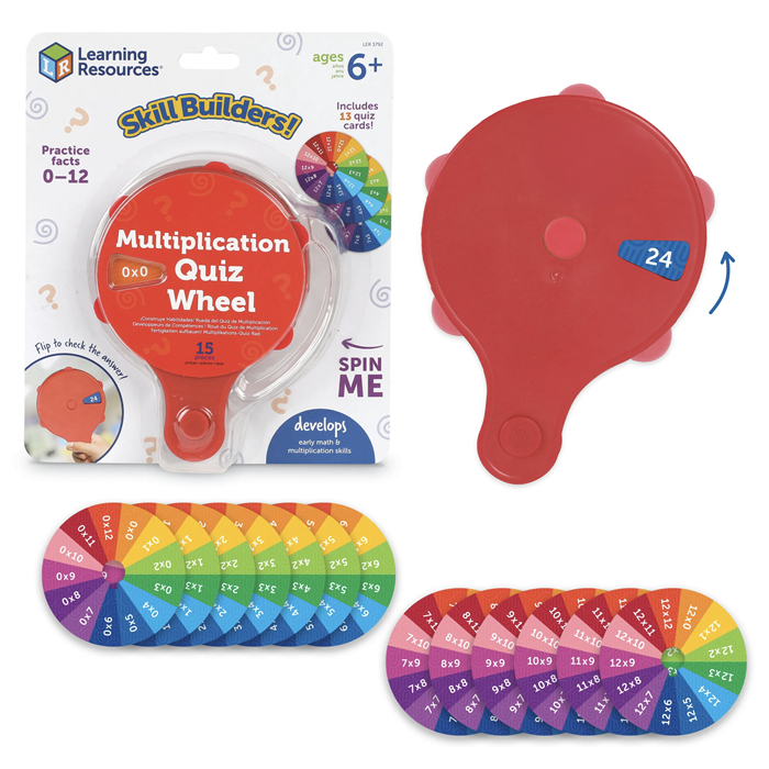 Jual Learning Resources Skill Builders! Multiplication Quiz Wheel ...