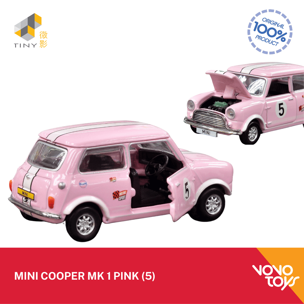 Jual Tiny 1/50 Mini Cooper MK 1 Pink (5) | Shopee Indonesia