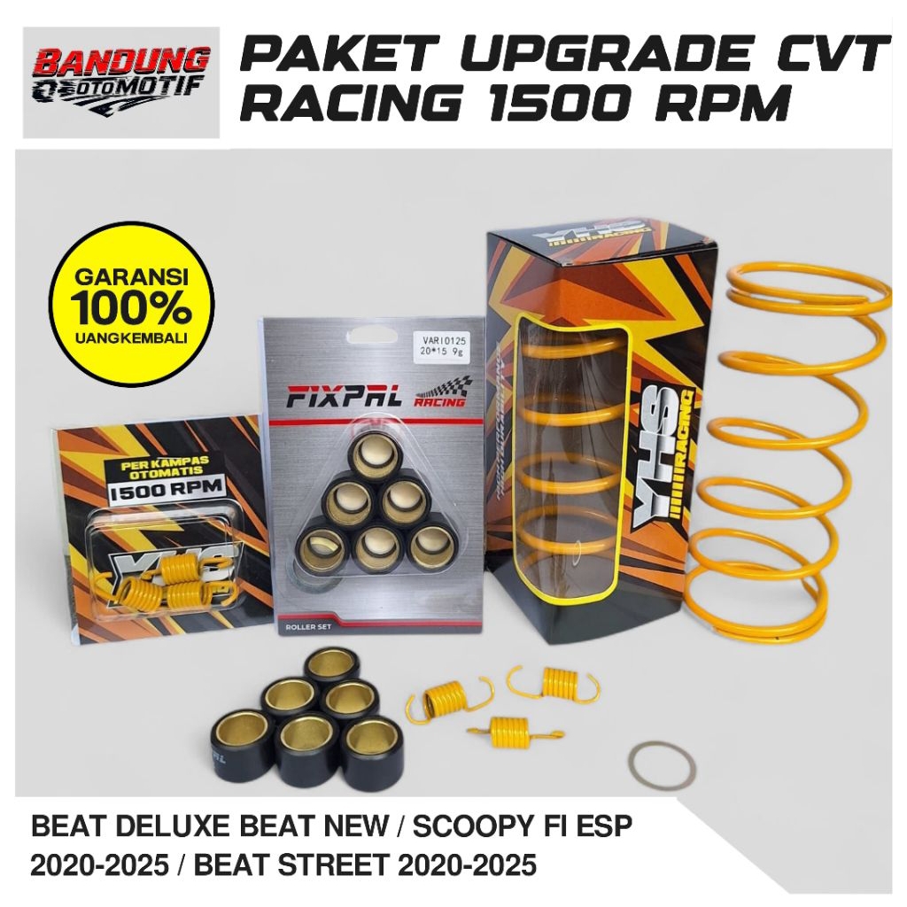 Jual Paketan Kirian Cvt 1500 Rpm Full Set Beat Deluxe Beat New Beat ...