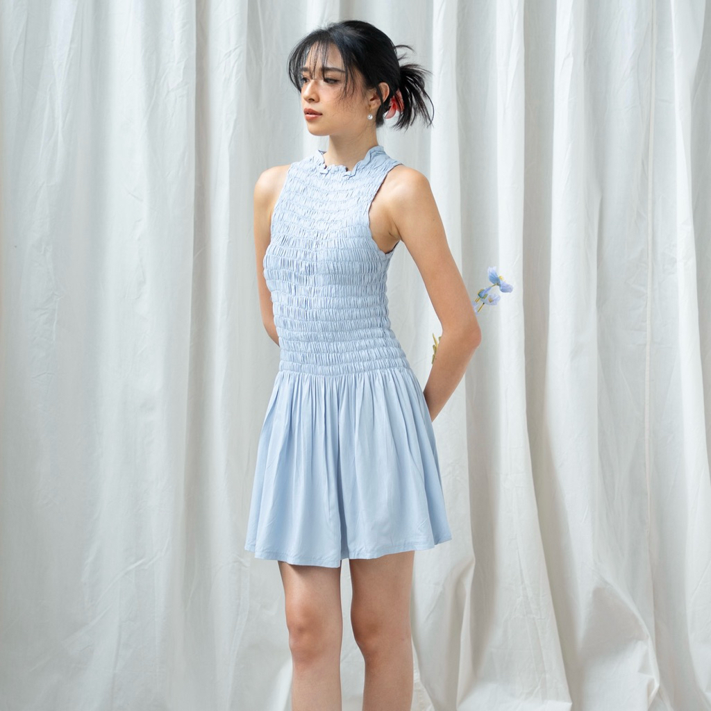 Jual LEA DRESS | ROOHA | Dress Panjang Wanita Basic Dress Cotton ...