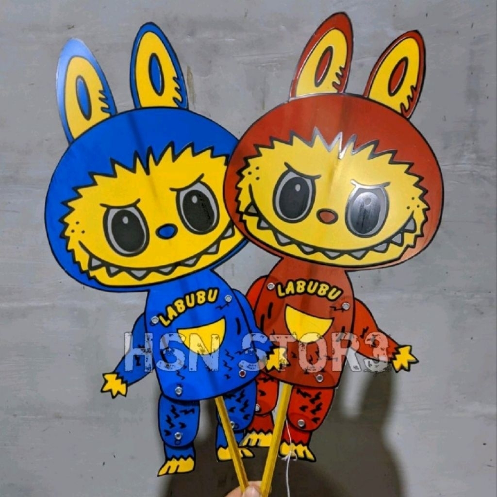 Jual Mainan Anak Wayang Tarik Karakter Labubu isi 20 Pcs | Shopee Indonesia