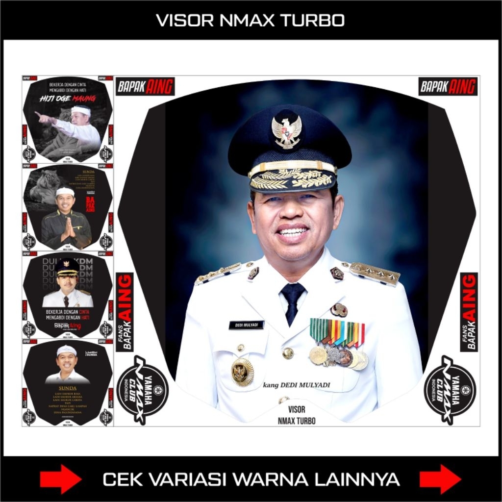 Jual Stiker Visor KDM Nmax Turbo & Nmax Neo / Sticker Windshield Yamaha ...