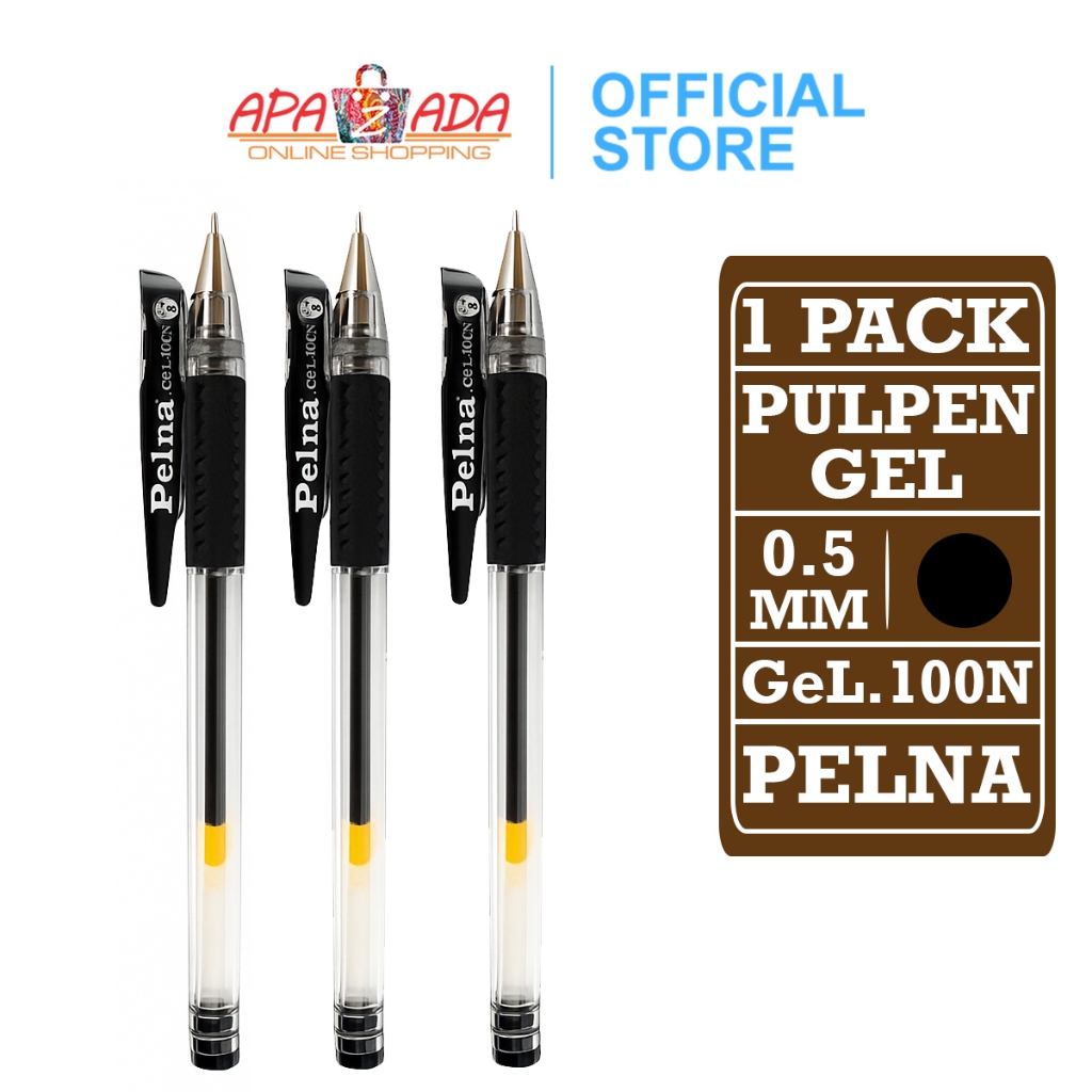 Jual Apazada - Gel Pen / Pulpen Gel 0.5mm [1 Pack - 12 Pcs Pulpen ...
