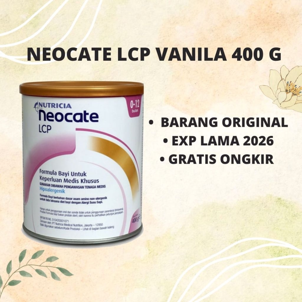 Jual NEOCATE LCP 400gr 400g BISA GOSEND/GRAB & JNT Exp Th '26 | Shopee ...