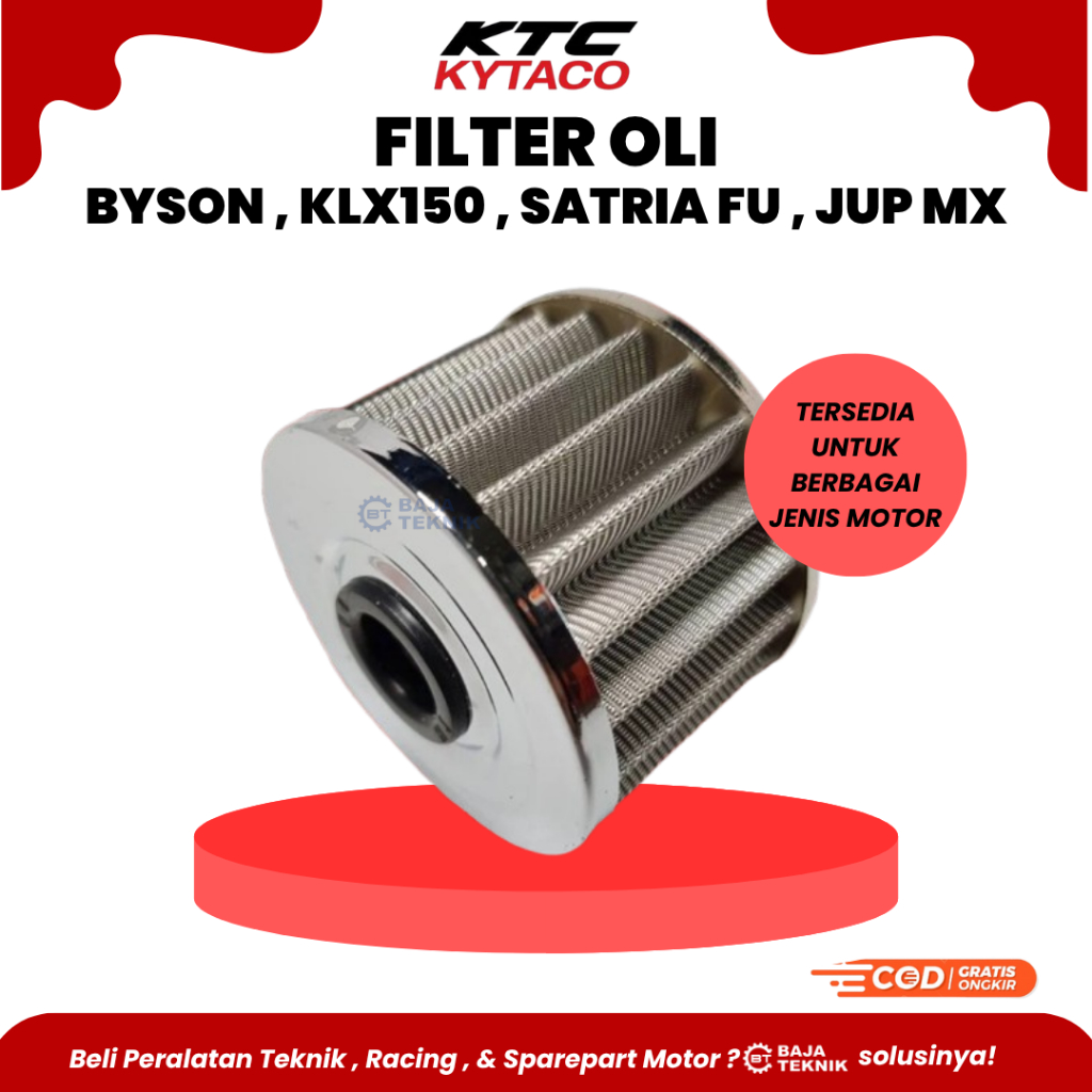 Jual KTC FILTER OLI MOTOR BYSON , KLX150 , SATRIA FU , JUPITER MX | KTC ...