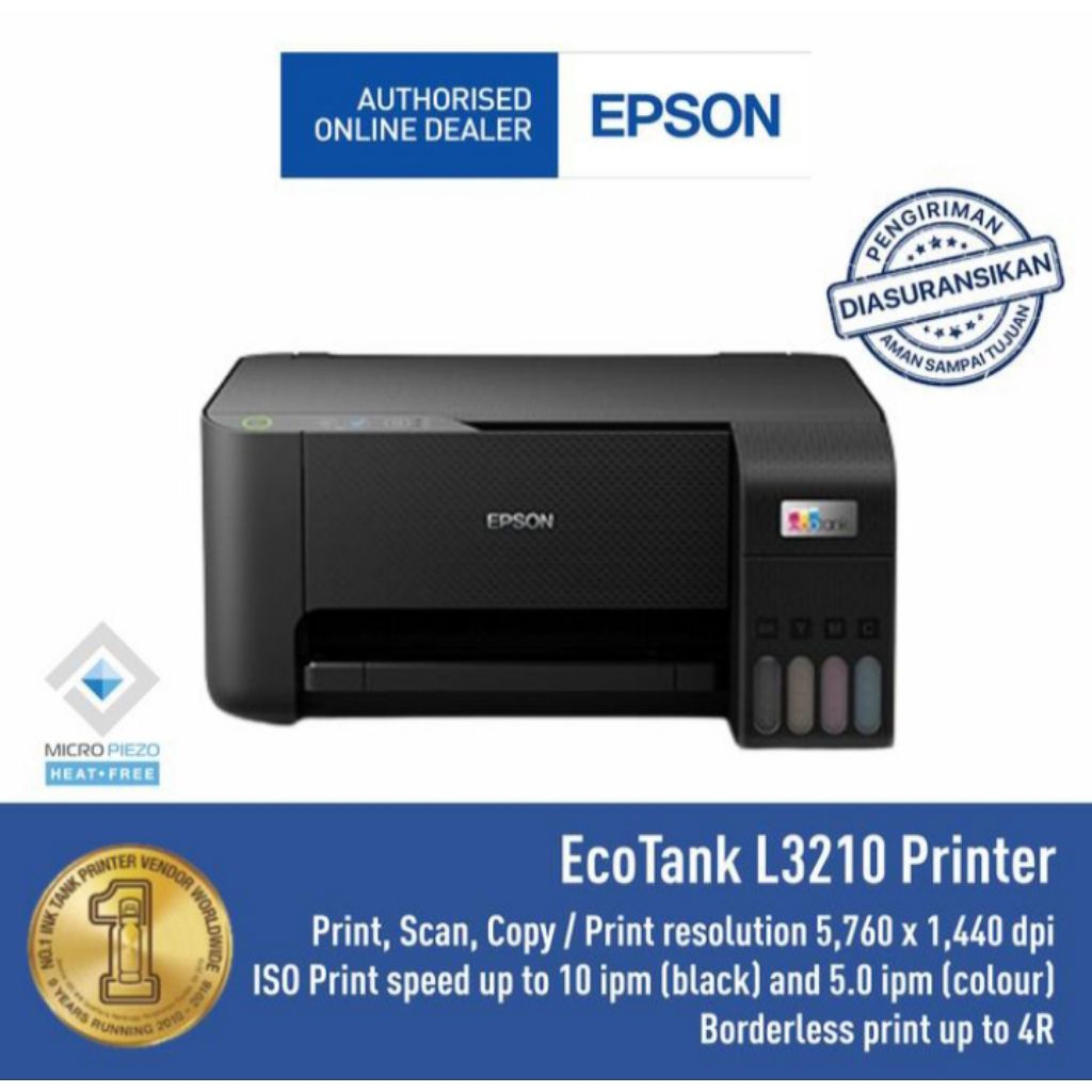 Jual Printer Epson L3210 All In One Print Scan Copy | Shopee Indonesia