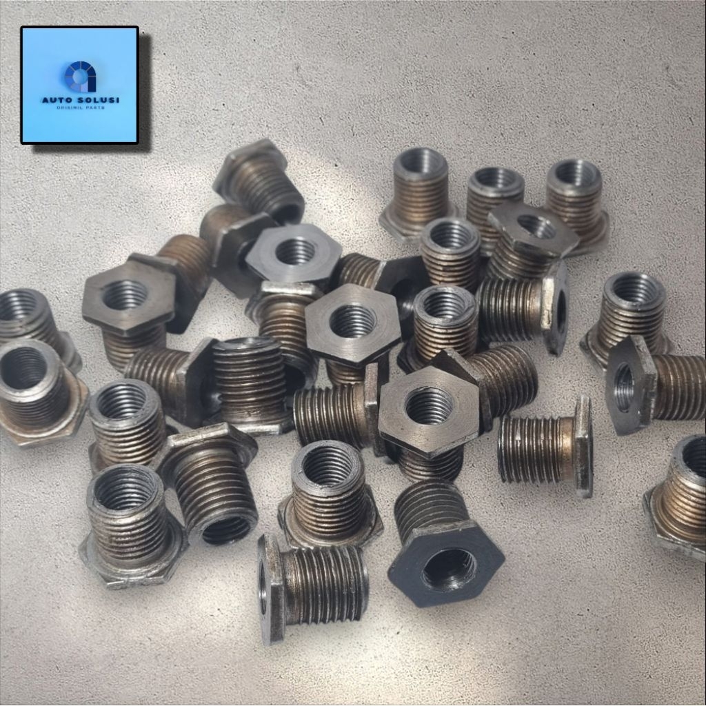 Jual HEXAGONAL FLANGE M10 x M14 BOS DRAT MODEL BAUT SPESIFIKASI DALAM ...