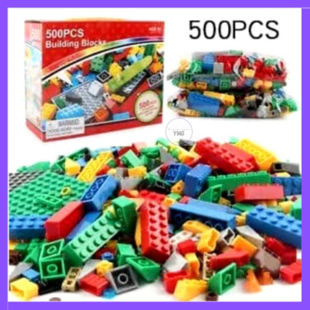 Jual (YMG)Mainan Anak Balok Susun Isi 500 Pcs /Mainan Puzzle Building ...