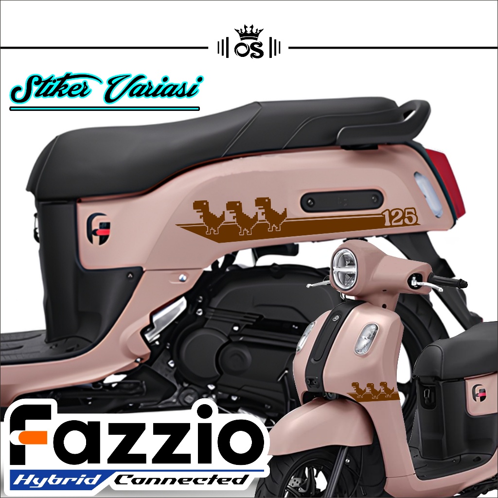 Jual STIKER CUTTING FAZZIO / MTF 83 / STRIPING FAZZIO / STICKER YAMAHA ...