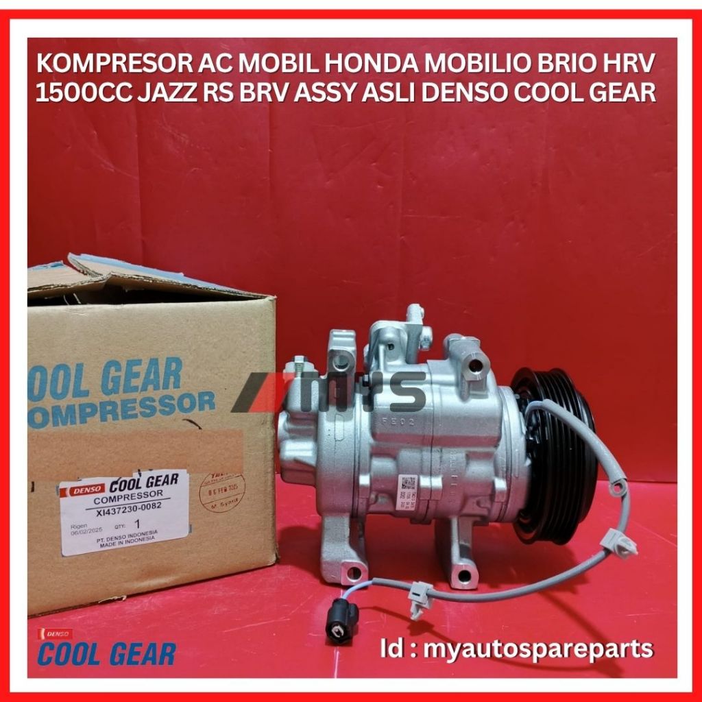 Jual COMPRESSOR AC Mobil Honda Mobilio BRV New Jazz RS GK5 HRV ...