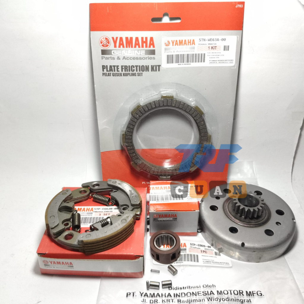 Jual Paket Kopling Jupiter Z Burhan Vega R Lama Mangkok Kopling 18T ...