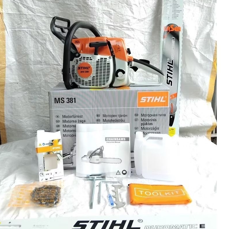 Jual MESIN MS381 STIHL CHAINSAW GERGAJI POTONG KAYU MS 381 STIHL BAR 25 ...