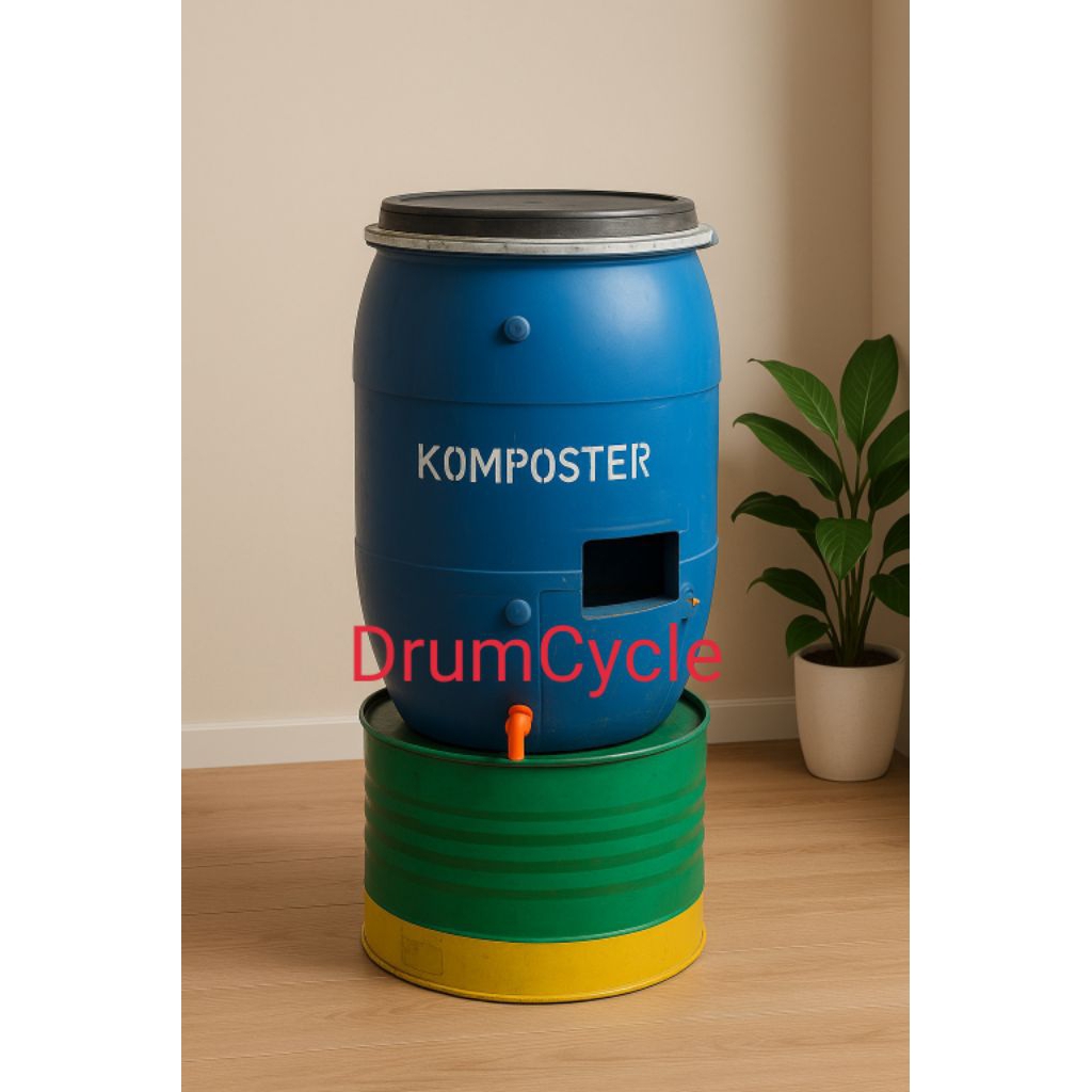 Jual komposter organik, tong komposter plastik, drum plastik | Shopee ...