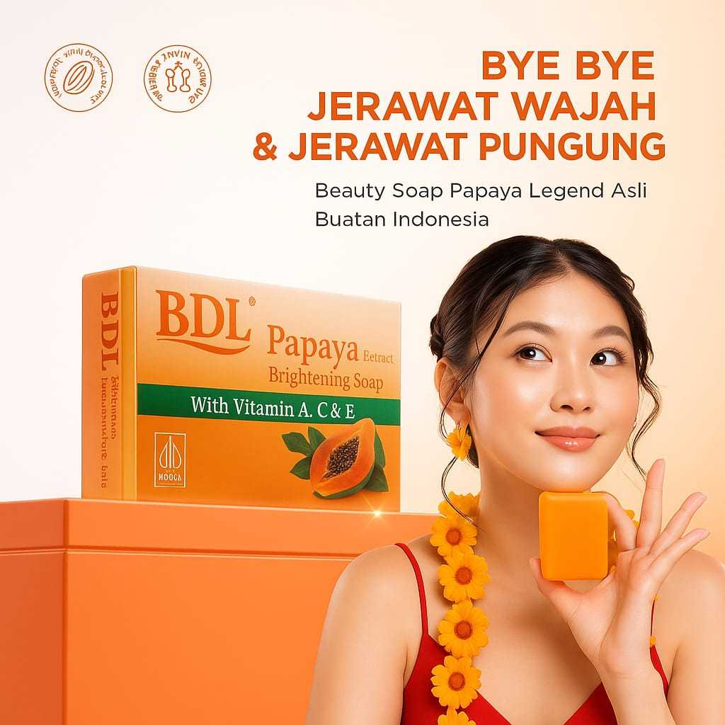 Jual BDL Brightening Soap Papaya 128gr Sabun Pepaya - Sabun Cuci Muka ...