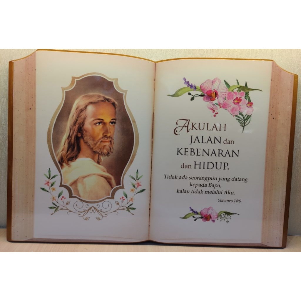Jual Pajangan rohani dinding hd kitab (27 cm x 40 cm) | Shopee Indonesia