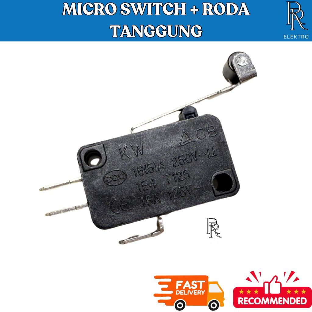 Jual micro limit switch 3 pin + roda tanggung 3cm | Shopee Indonesia
