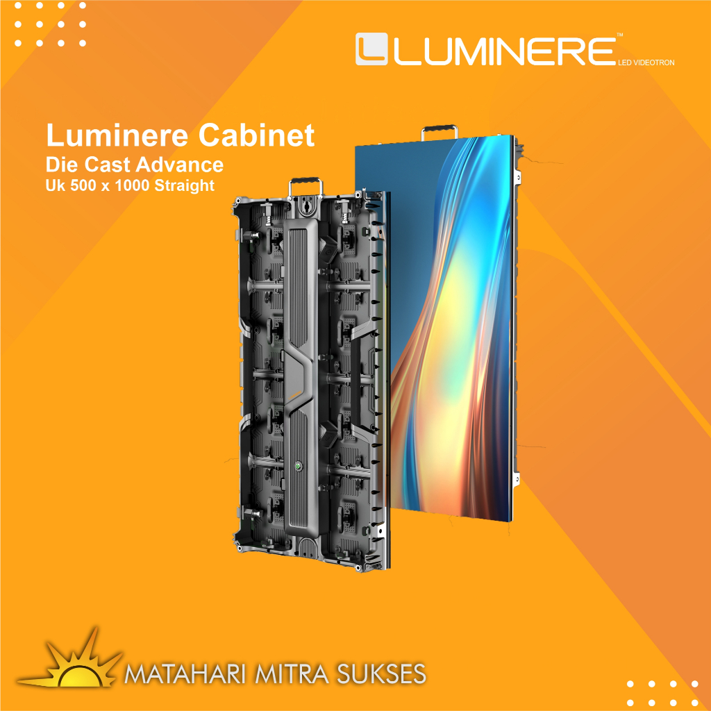 Jual LUMINERE LED Videotron Cabinet Die Cast Advance 500x1000 Straight ...