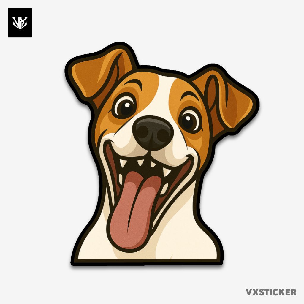 Jual Stiker/Sticker Anjing Lucu #33 VXSTICKER | Shopee Indonesia